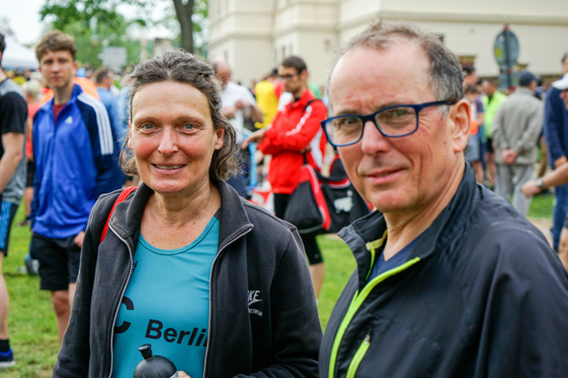 Peter & Annette beim RBB-Lauf im April 2018